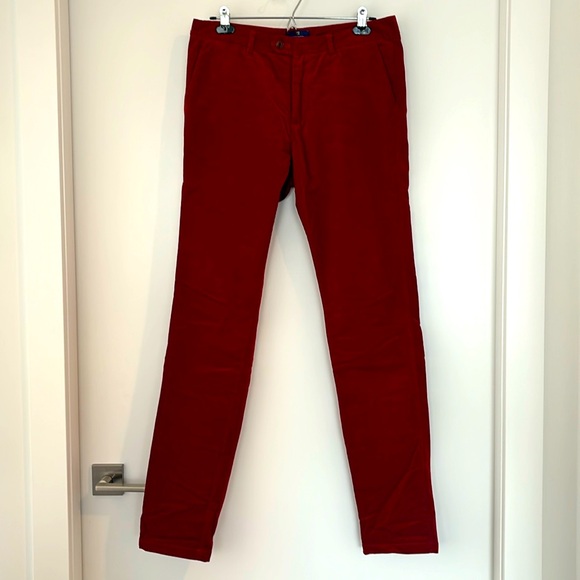 Scotch & Soda Red Corduroy Pants (30x34) - Picture 2 of 8
